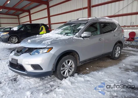 2014 Nissan Rogue Sv from USA, damaged, VIN 5N1AT2MV5EC751819